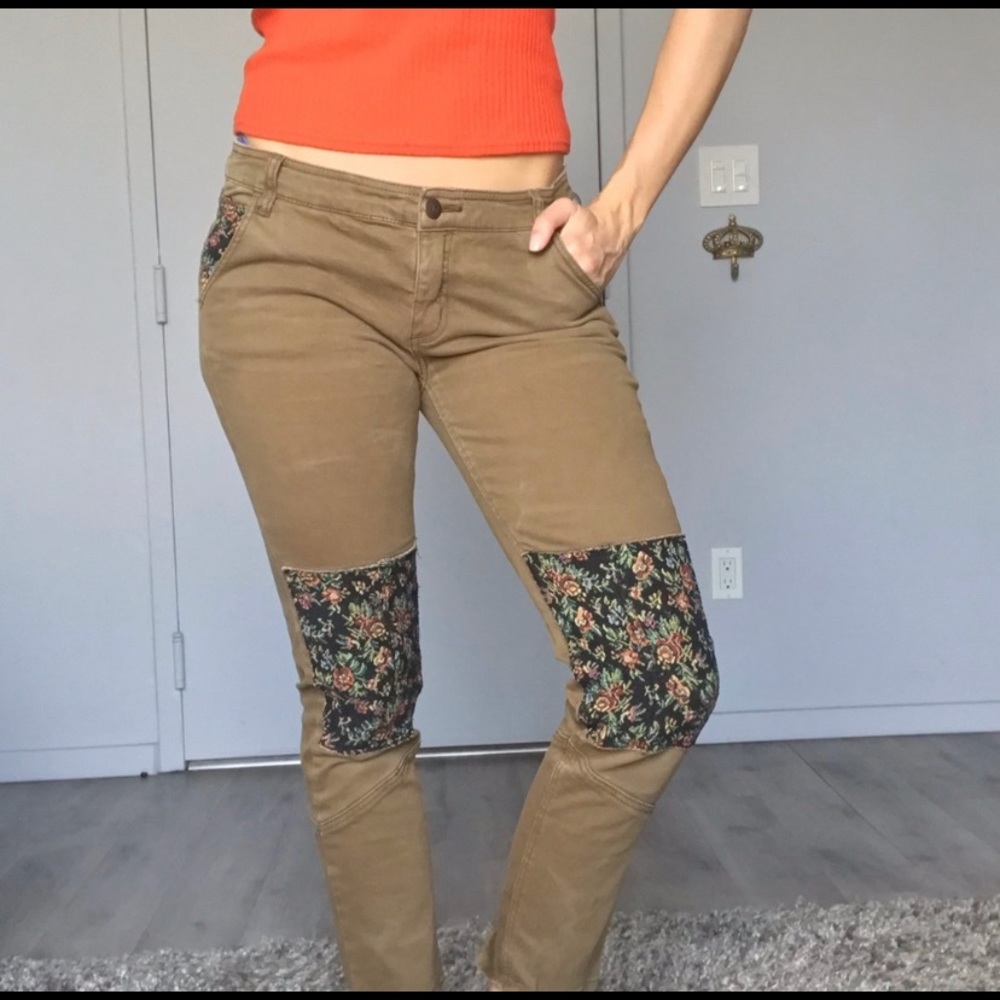 FREE PEOPLE patchwork pant